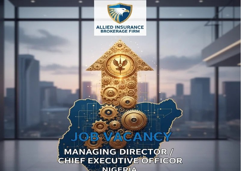 ALLIED INSURANCE BROKERAGE FIRM JOB VACANCY IN NIGERIA