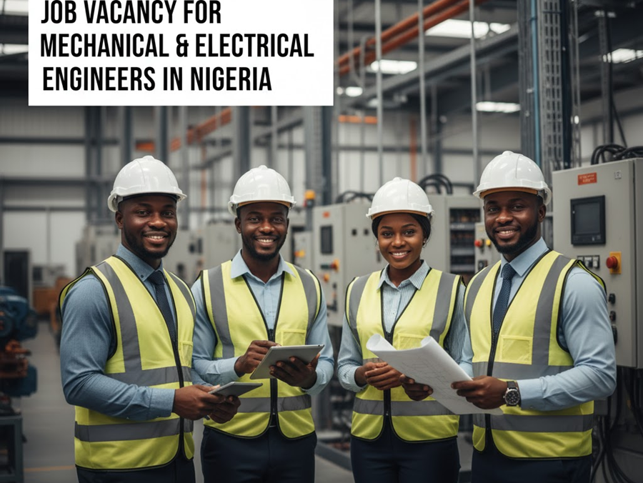 MECHANICAL/ELECTRICAL ENGINEERING FIRM JOB VACANCY IN NIGERIA