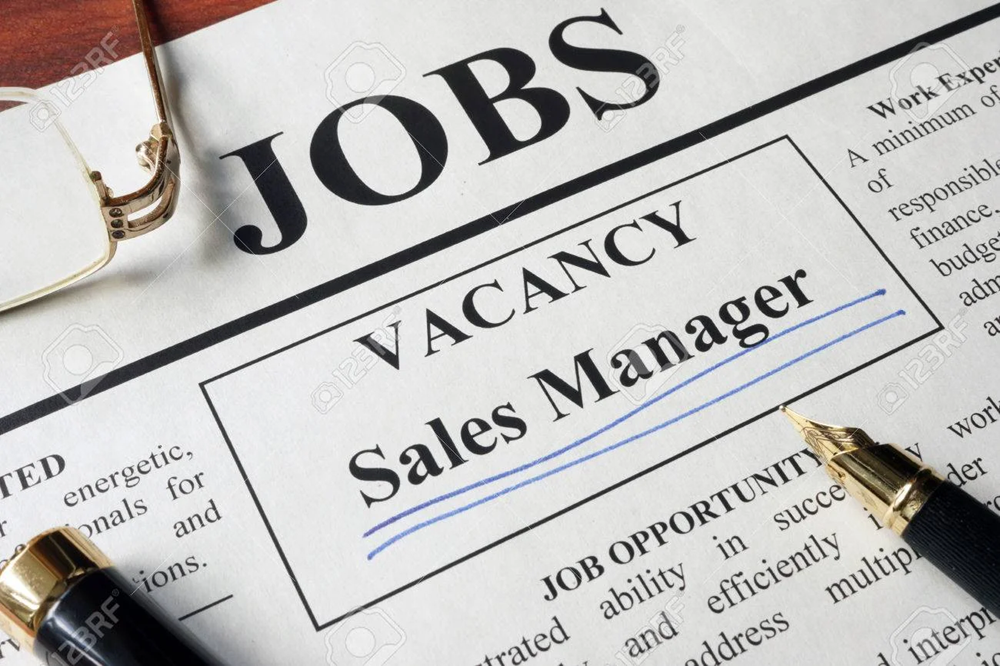 SALES MANAGER JOB VACANCY