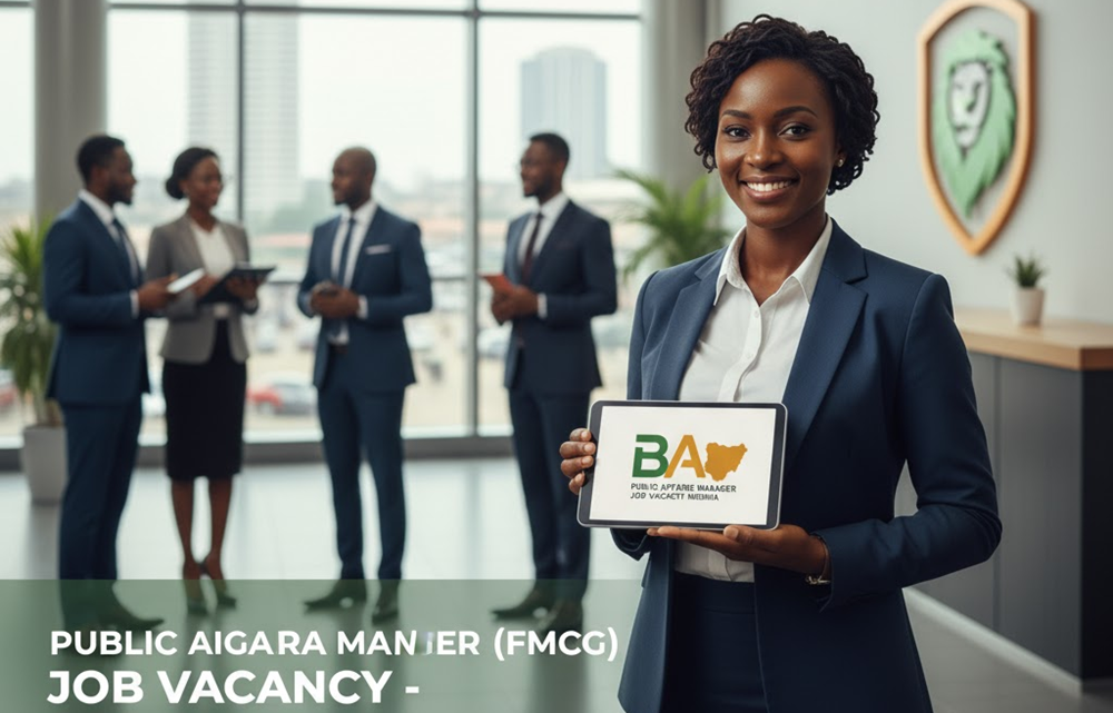 Public Affairs Manager (FMCG) Job Vacancy in Nigeria