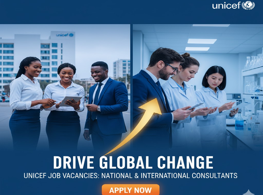 UNICEF Jobs Vacancy for National and International Consultants