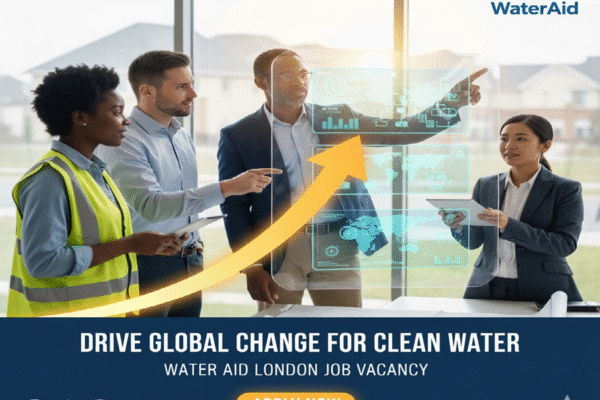 WATER AID LONDON JOB VACANCY