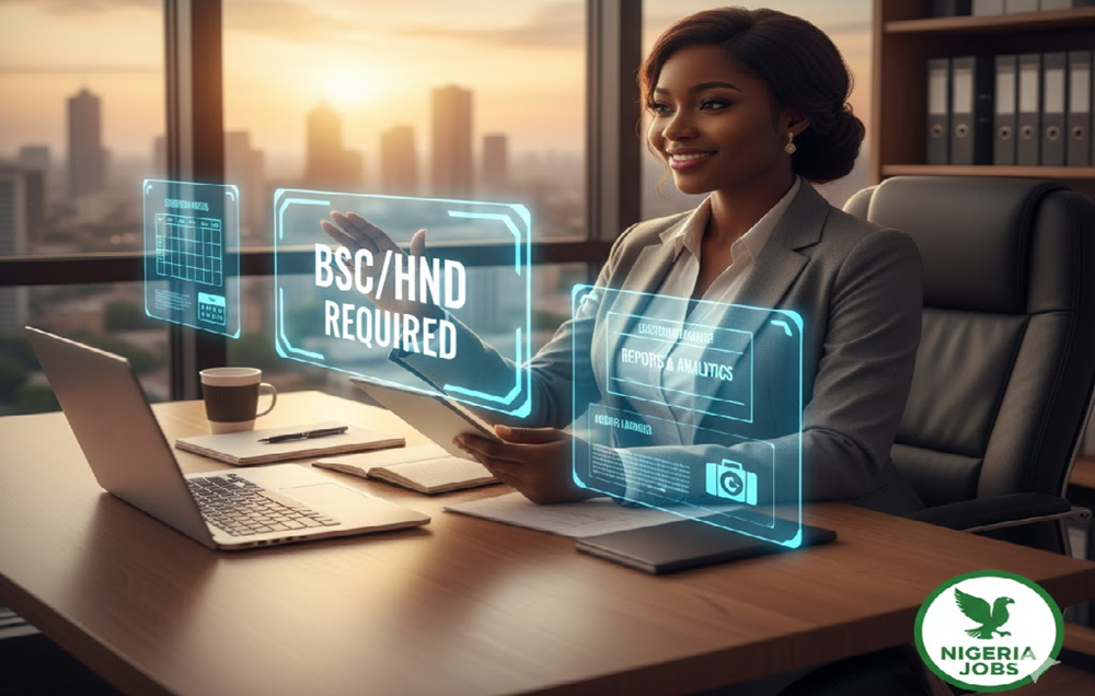 Confidential Secretary/Customer Job Vacancy in Nigeria (BSC/HND)