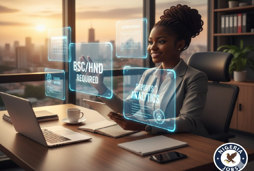 Confidential Secretary/Customer Job Vacancy in Nigeria (BSC/HND)