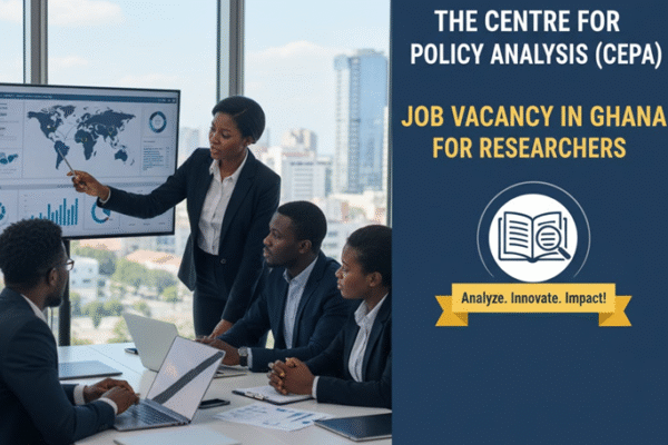 The Centre for Policy Analysis (CEPA) Job Vacancy