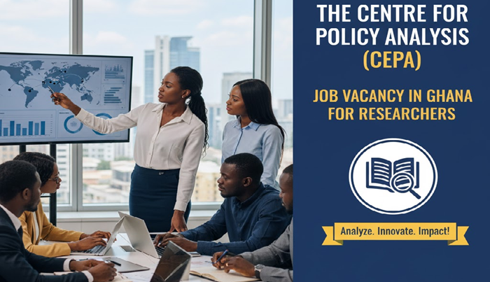 The Centre for Policy Analysis (CEPA) Job Vacancy in Ghana