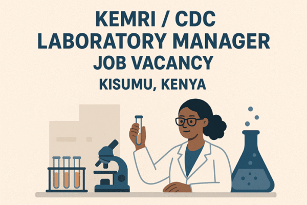 KEMRI / CDC Laboratory Manager Job