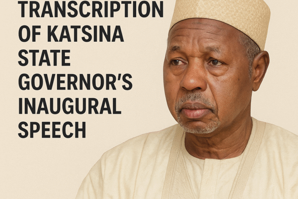 HIS EXCELLENCY, RT. HON. AMINU BELLO MASARI, CFR