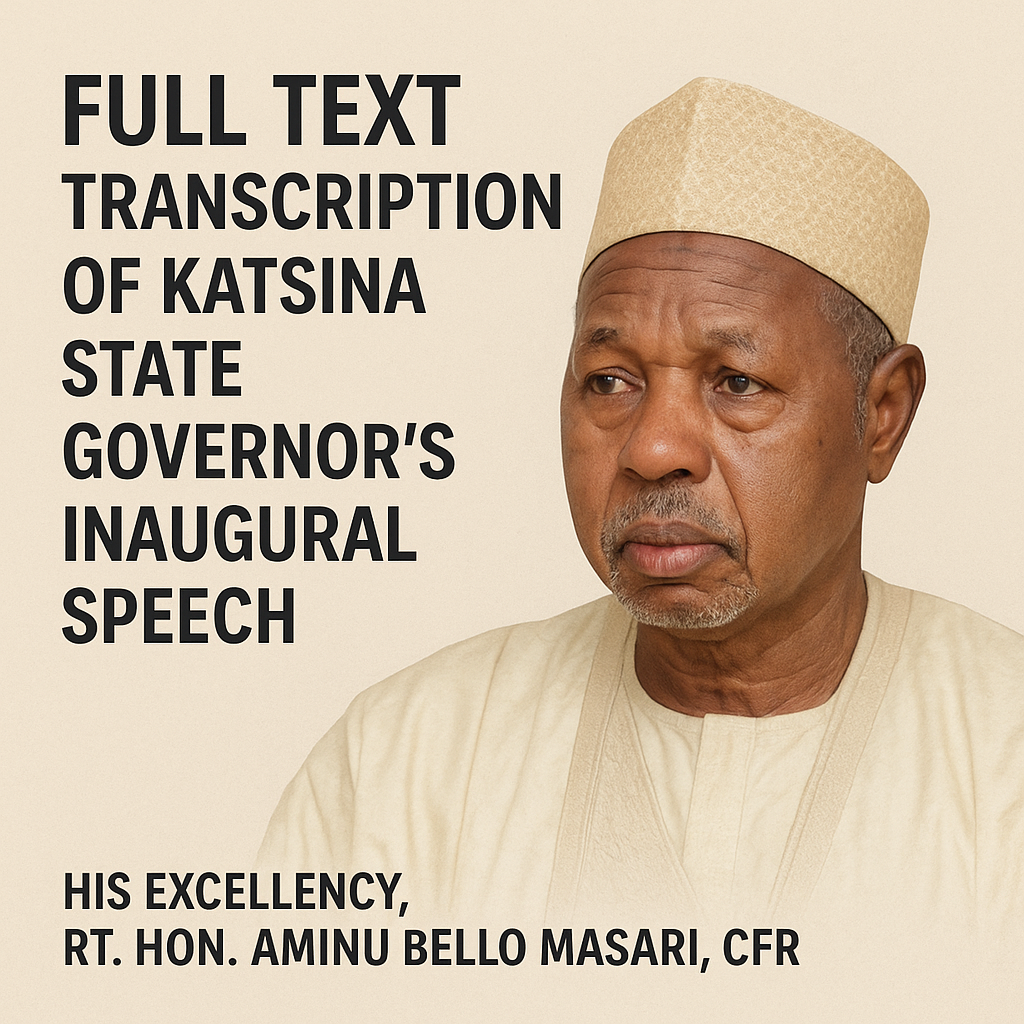 HIS EXCELLENCY, RT. HON. AMINU BELLO MASARI, CFR