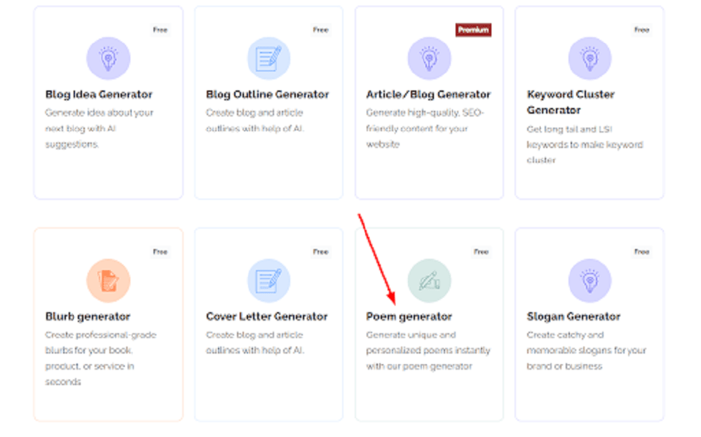 Poem generator