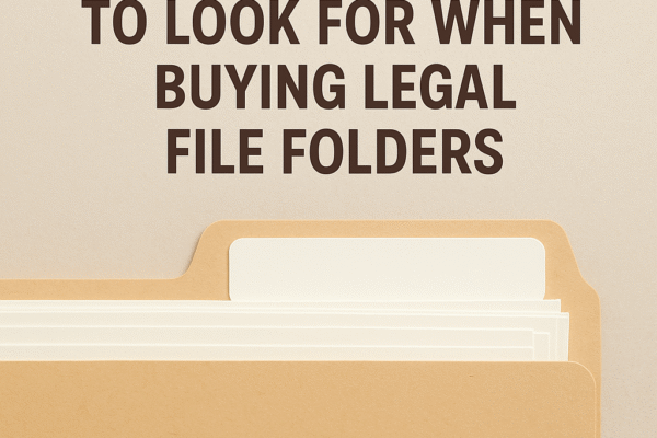 The Top 5 Features To Look For When Buying Legal File Folders