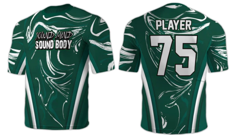 flag football jerseys