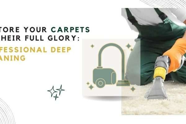 Restore Your Carpets to Their Full Glory: Professional Deep Cleaning