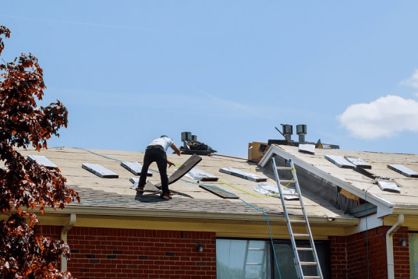 wind damage roof repair in ann arbor