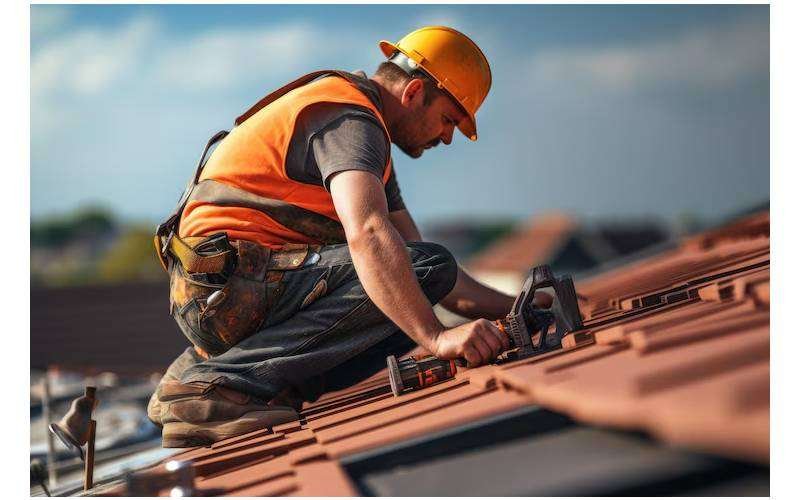 roof storm damage repair in lansing