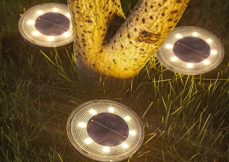 solar deck lights