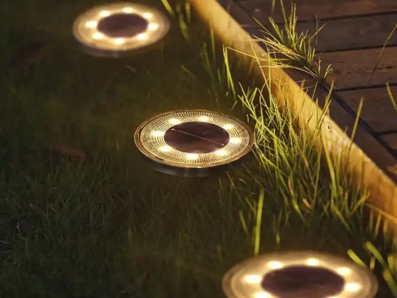 solar deck lights