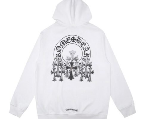 Chrome Hearts Hoodie Multiple Cross White
