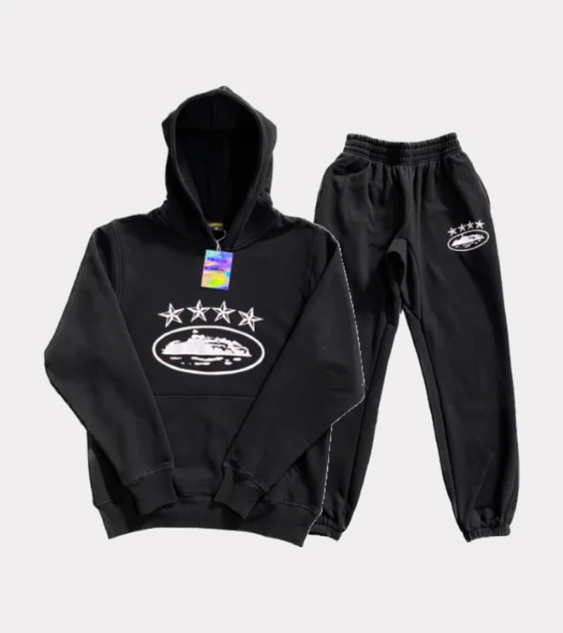 Corteiz Alcatraz Tracksuit Black (1)