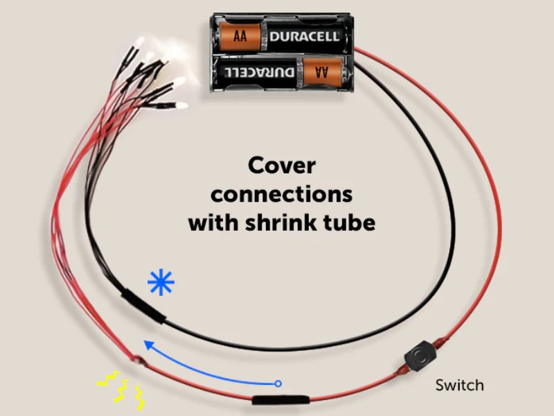 small battery led lights
