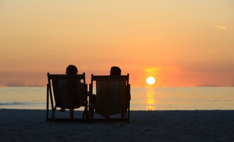 sunset maldives beach