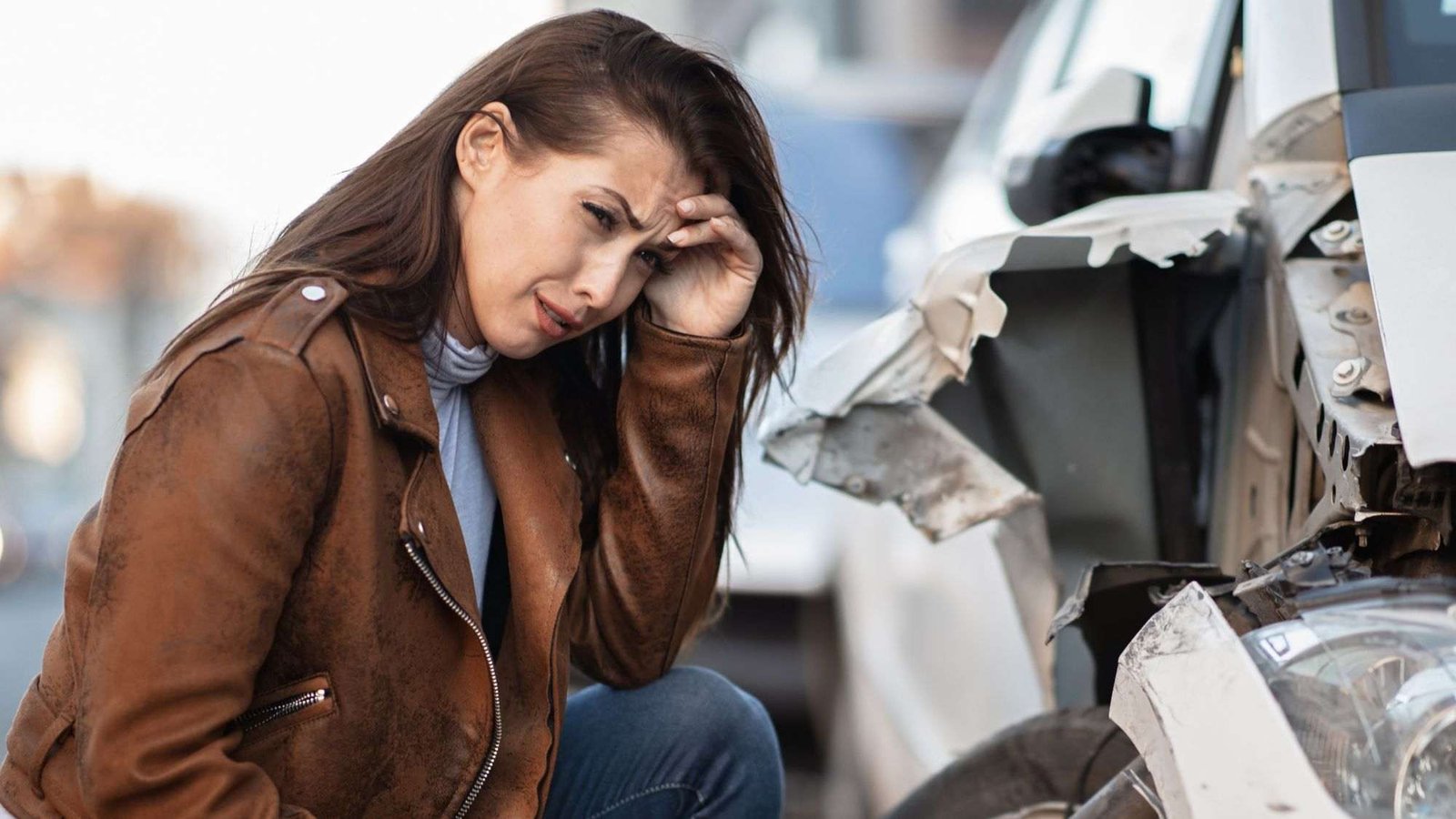 A woman worried because of costly car repairs & car remapping