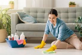 Interior home cleaning