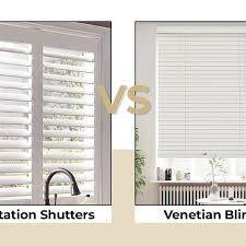 Blinds vs. Shutters