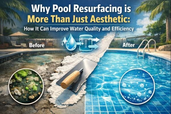 Why Pool Resurfacing is More Than Just Aesthetic: How It Can Improve Water Quality and Efficiency