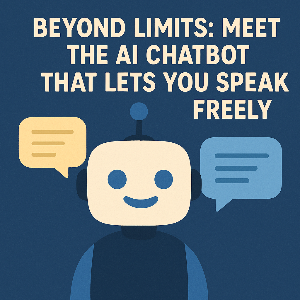 Beyond Limits: Meet the AI Chatbot That Lets You Speak Freely