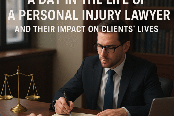 Behind the Scenes: A Day in the Life of a Personal Injury Lawyer and Their Impact on Clients' Lives