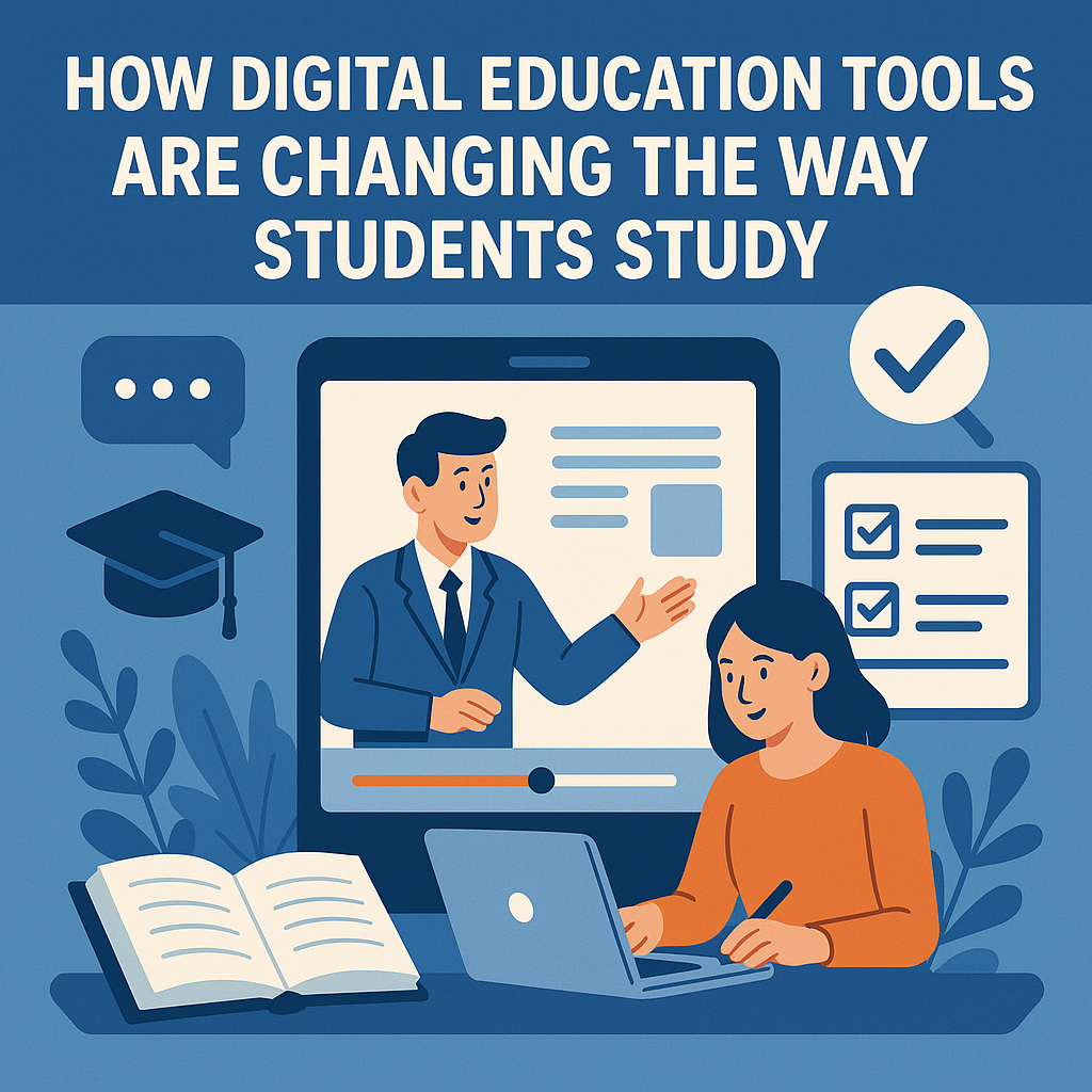 How Digital Education Tools are Changing the way Students Study