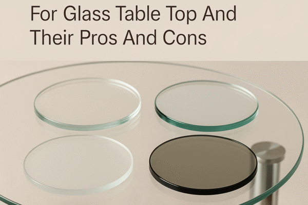 Available Glass Types For Glass Table Top And Their Pros And Cons