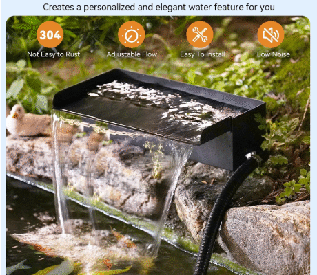 How Automatic Control Systems Improve the Experience of Using a Waterfall Pump