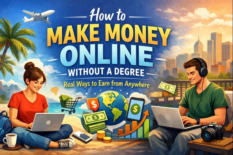 How to Make Money Online Without a Degree: Real Ways to Earn from Anywhere