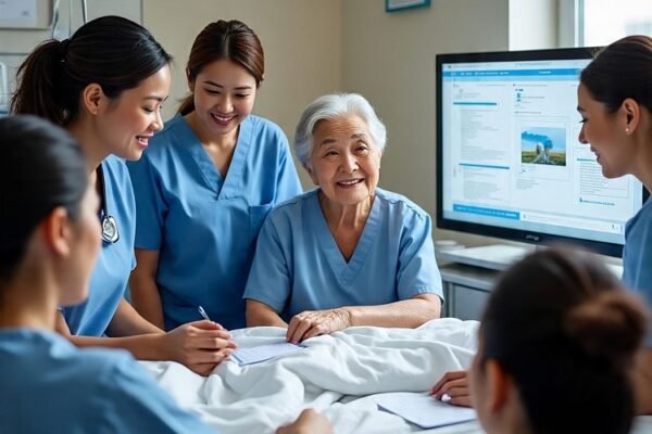 Hospital teamwork and adoption of digital care plans