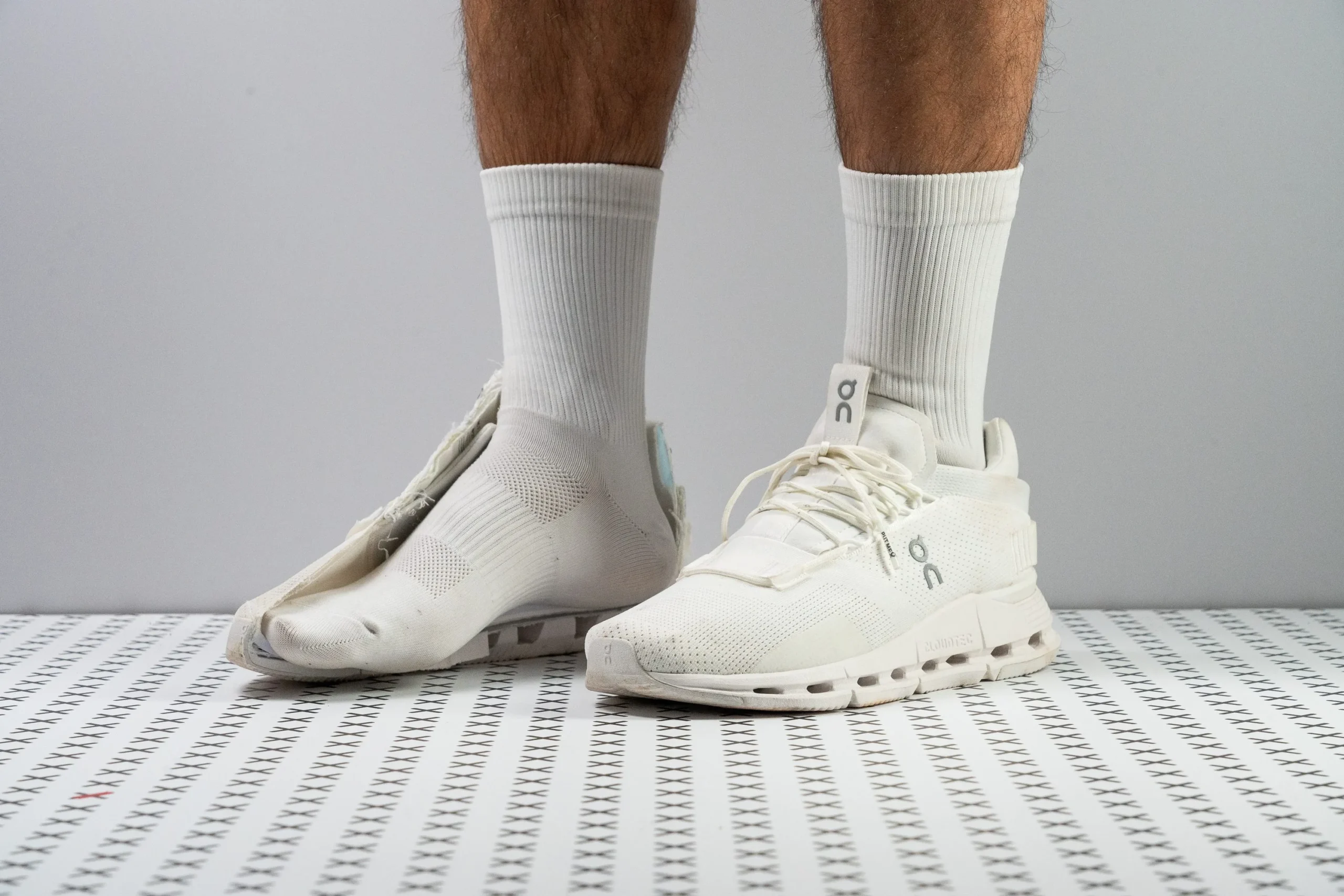 on cloud shoes