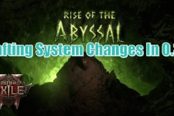 Reworked Crafting System Updates