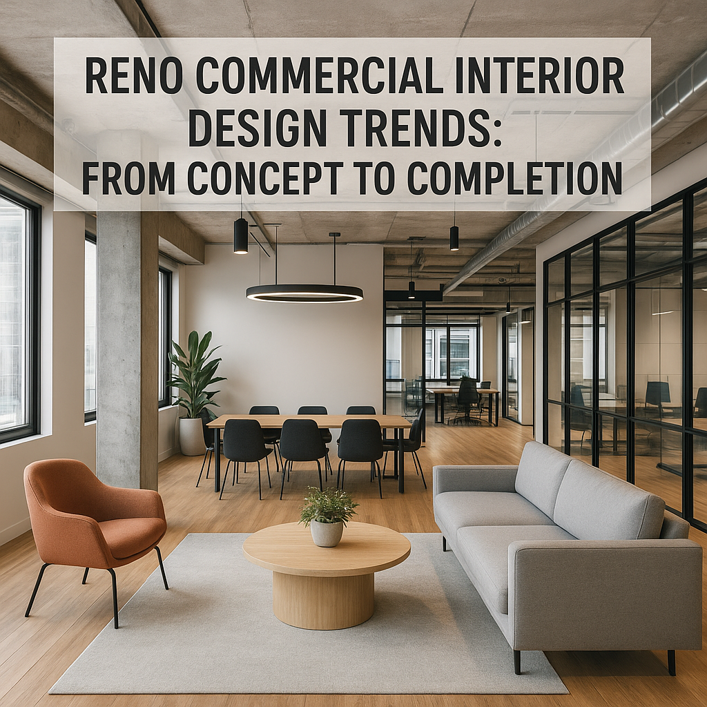 Reno Commercial Interior Design Trends: From Concept To Completion