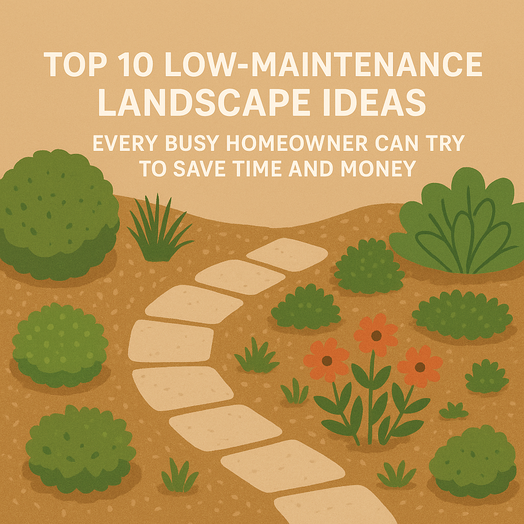 Top 10 Low-Maintenance Landscape Ideas Every Busy Homeowner Can Try to Save Time and Money