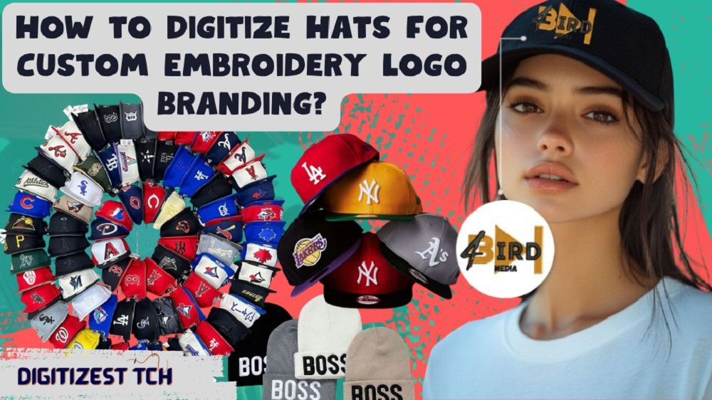 Digitize Hats for Custom Embroidery Logo Branding