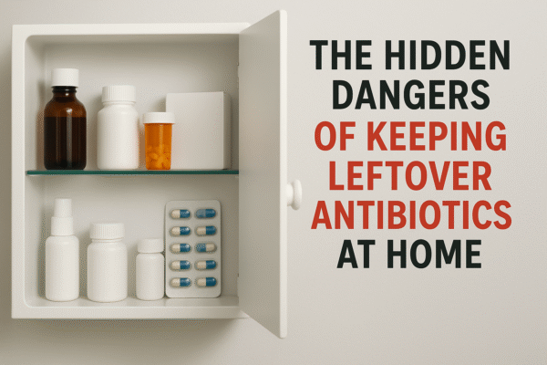 the hidden dangers of keeping leftover antibiotics at home