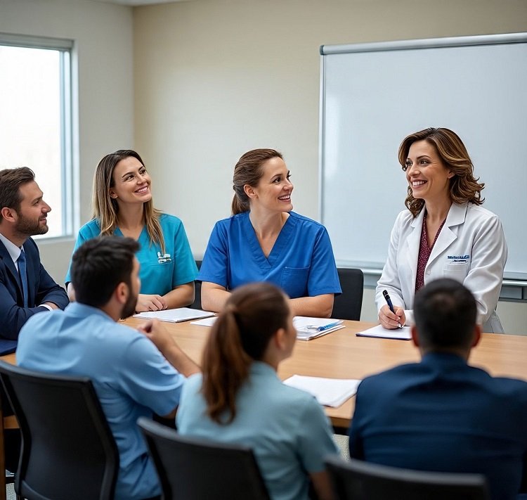 Training programs leading to improved patient care in hospitals