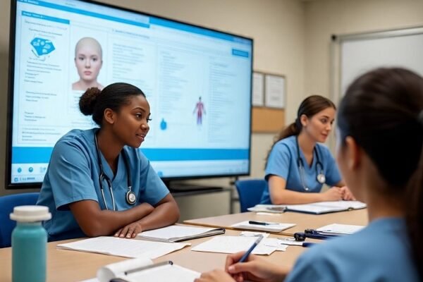 Virtual training preparing nursing students for real-life patient care through simulations