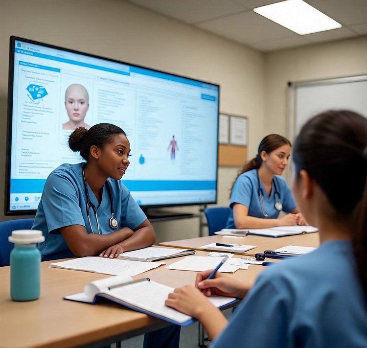 Virtual training preparing nursing students for real-life patient care through simulations