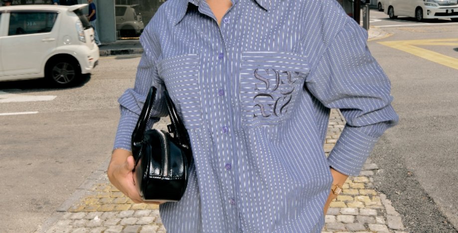 The trendy women's shirt, ideal for fall layering, is a new arrival that enhances any look.