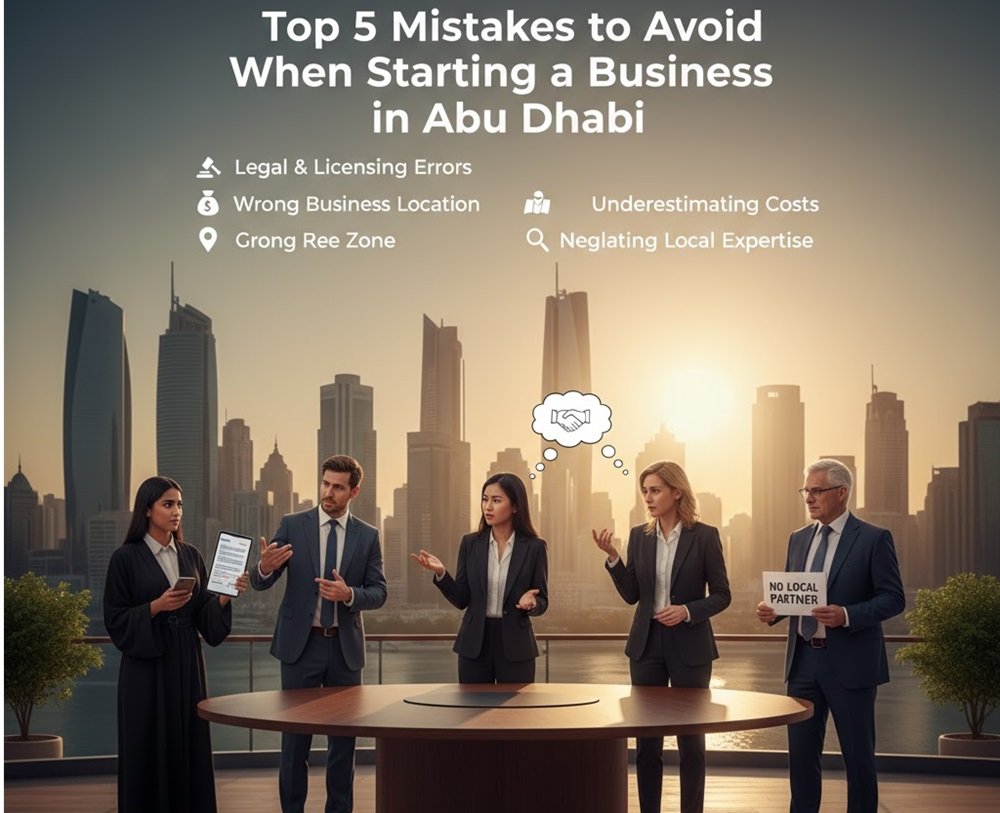 Top 5 Mistakes to Avoid When Starting a Business in Abu Dhabi