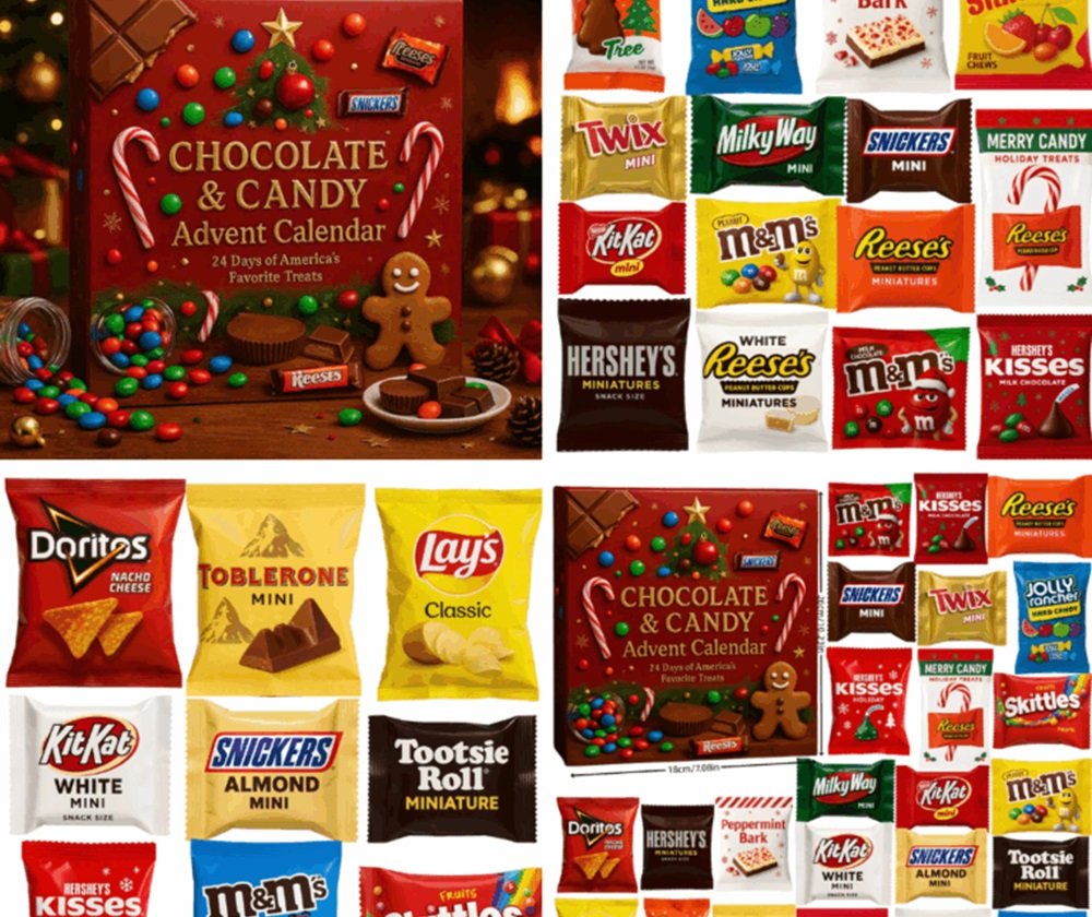 Chocolate and Candy Advent Calendar 2025