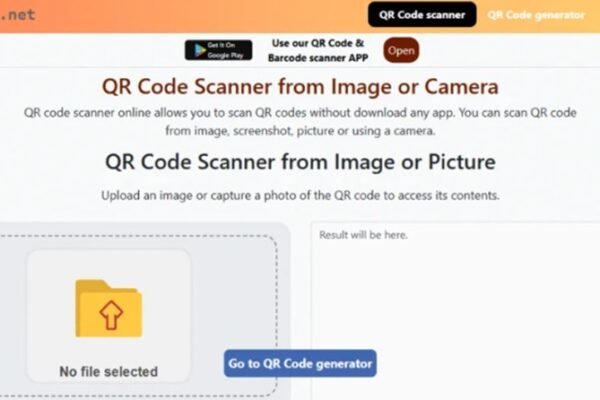 How to Use a QR Scanner From an Image