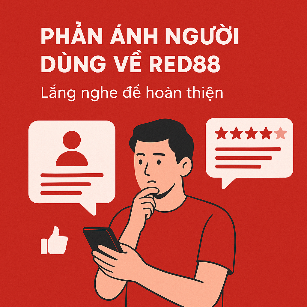 Phản ánh người dùng về Red88: lắng nghe để hoàn thiện
